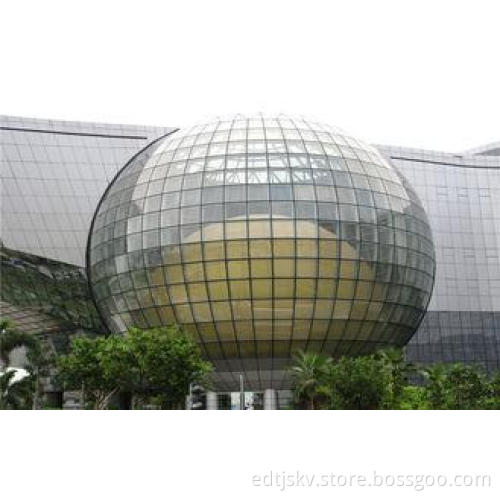 3mm - 19mm Curved Tempered Glass Sheets , Spherical Float G